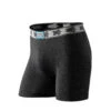 Turq® Mens Stoked Freestyle Sports Brief With Crush Waistband - Charcoal