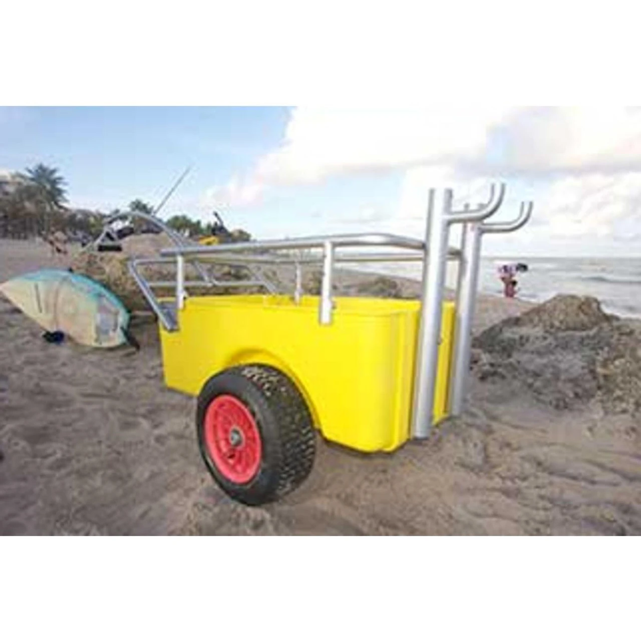 Beach Caddy Haulin Cart Rod/Umbrella Holder 2 Beach Caddy Haulin Cart Rod/Umbrella Holder - Image 2