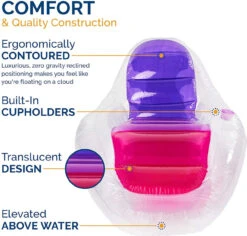 SwimWays Dry Float Lounger -Island Beach Gear 5e26833f54a08f80932e3f979934a6a0 82868.1669782835