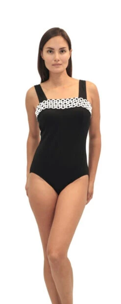 Fit 4U™ Loopy Square Neck Tank - Black