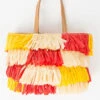 Pia Rossini Garcia Tote - Natural Red/Lemon