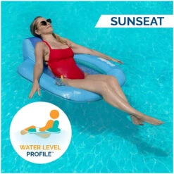 SwimWays Spring Float SunSeat With PDQ - Blue -Island Beach Gear daf58340be59af43d4b138987e232099 90286.1669782958