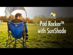 GCI Outdoor™ Pod Rocker W/ SunShade - Seafoam Green -Island Beach Gear ddd53e4ab091e2a3f528873910e43855 07028.1669759780