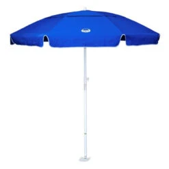 Dig-git® 7 Ft - 8 Panel - Beach Umbrella With Integrated Anchor -no Tilt