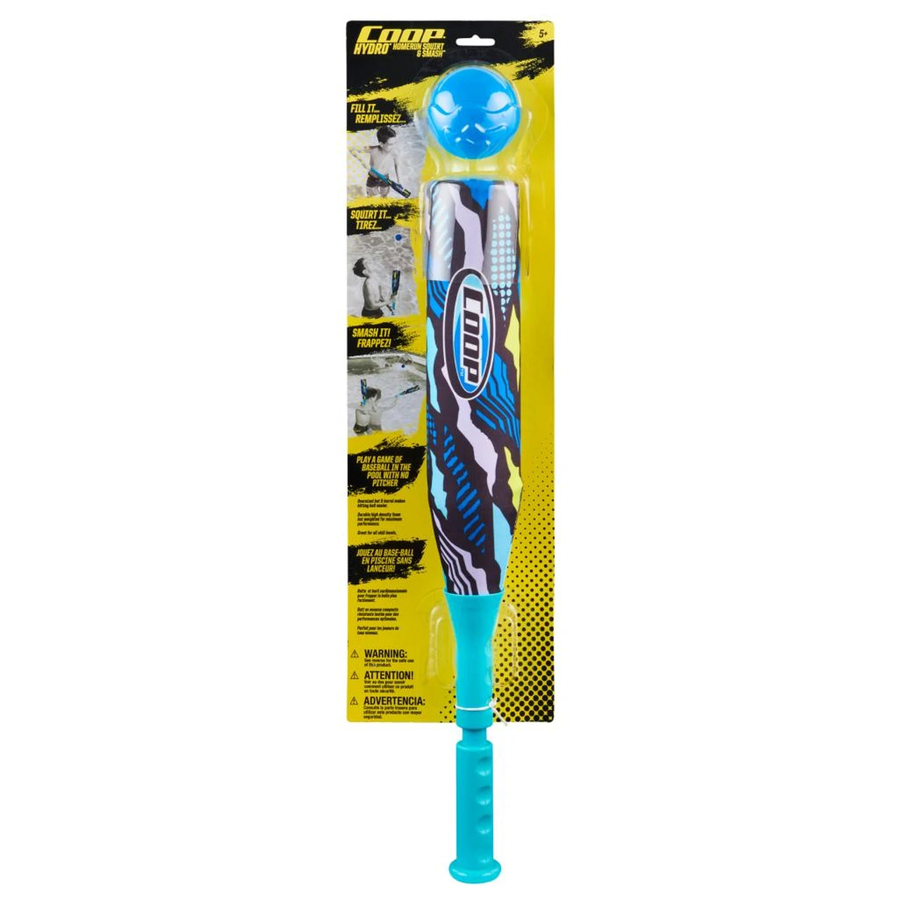 SwimWays Home Run Squirt & Smash - Blue Camo 4 SwimWays Home Run Squirt & Smash - Blue Camo - Image 4