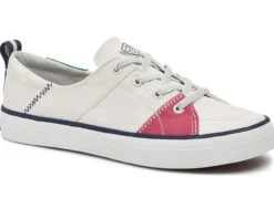 Sperry Top-Sider Sperry® Women's Crest Vibe Sneaker - WHT/PNK/GRN - Size 8M